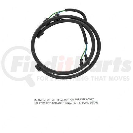 A06-83496-096 by FREIGHTLINER - Tail Light Wiring Harness - Split, Zodiac, Left Hand Drive