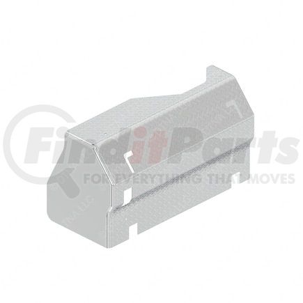 A06-96371-103 by FREIGHTLINER - Exhaust After-Treatment Device Cover Step - 1 Box, SBA, Polished, Radar