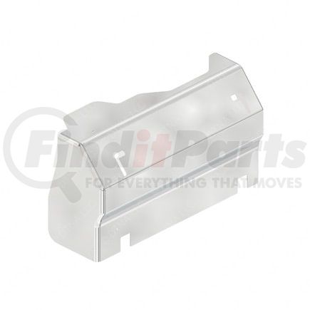 A06-96458-026 by FREIGHTLINER - Exhaust After-Treatment Devices Shield - 1 Box, SBA, Polished DP, No Radar