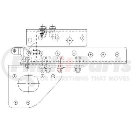 A15-14199-001 by FREIGHTLINER - Forward Frame Assembly - Without Hood