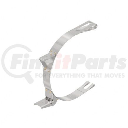 A03-43149-005 by FREIGHTLINER - Fuel Tank Strap - Band, 25 Inch Fuel Tank, Step, Polished, Waist