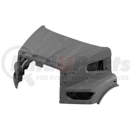 A17-21724-026 by FREIGHTLINER - Hood Assembly - 4700SA, Right/Left, Mirror, Fender, Pre-Cleaner