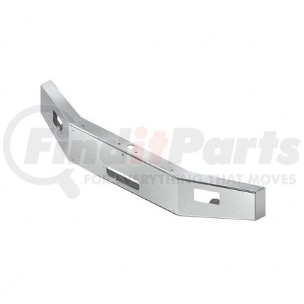A21-28293-011 by FREIGHTLINER - Bumper - Logger, Sweptback, Chrome