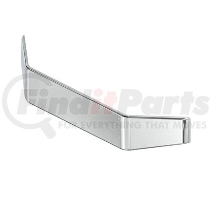 A21-29336-012 by FREIGHTLINER - Bumper - 16.50 Inch, Standard, Steel, Chrome