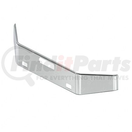 A21-29336-009 by FREIGHTLINER - Bumper Assembly - Front, 16.50 Inch, Standard, Steel, Chrome