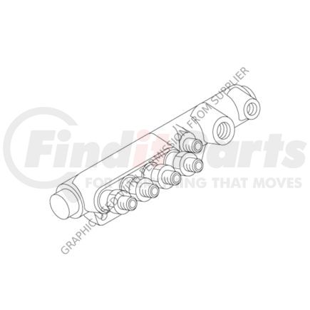 MBF ME228861 by FREIGHTLINER - Fuel Injector Rail - Assembly