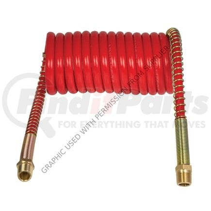 ABPN42AAC12REL by FREIGHTLINER - Air Brake Air Line - 12ft Red, Emergency Economy Line