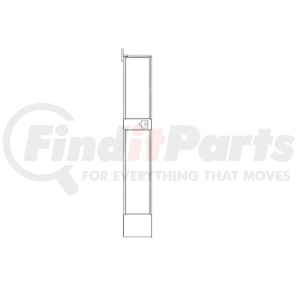 TBB 64005104 by FREIGHTLINER - Bus Door Frame - Rear, Leaf Welded, Outward Opening Entrance Door
