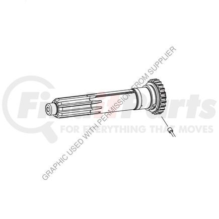 FUL 4305624 by FREIGHTLINER - Manual Transmission Input Shaft