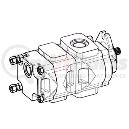 TBB 130969 by FREIGHTLINER - Hydraulic Pump - Mercedes HDX