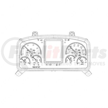 A22-74911-030 by FREIGHTLINER - Instrument Cluster - ICUC, Metric, 667K, Right Hand Drive