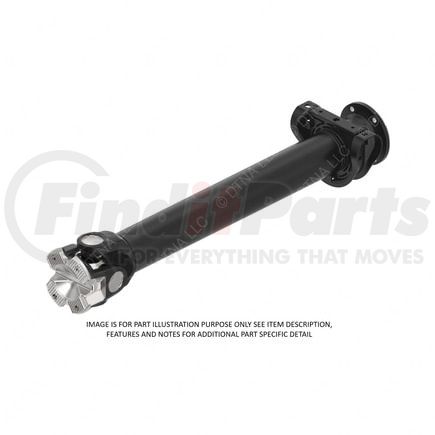 A09-11907-562 by FREIGHTLINER - Drive Shaft Assembly - SPL250 Lite Midship MIS XL 56.5