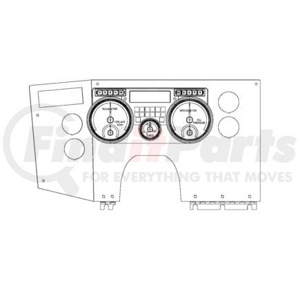 A22-79638-802 by FREIGHTLINER - Instrument Cluster Assembly - ICU4ME, US, Rose, Bright