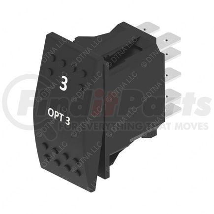 A66-02160-077 by FREIGHTLINER - Rocker Switch - Optional, Switch 3, 3PM, Western