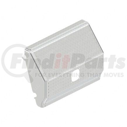 A66-11712-232 by FREIGHTLINER - Tractor Trailer Tool Box Cover - Weldment, 24 Inch, Diamond Plate, No Step