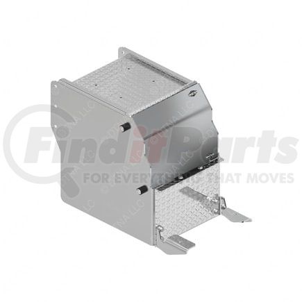 A66-11720-131 by FREIGHTLINER - Tractor Trailer Tool Box - 18 Inch, Diamond Plain, Step