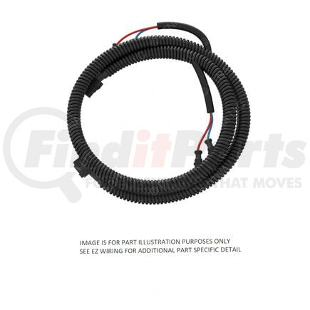 A66-13205-000 by FREIGHTLINER - Power Take Off (PTO) Control Harness Wiring - Harness-Overlay, Dash