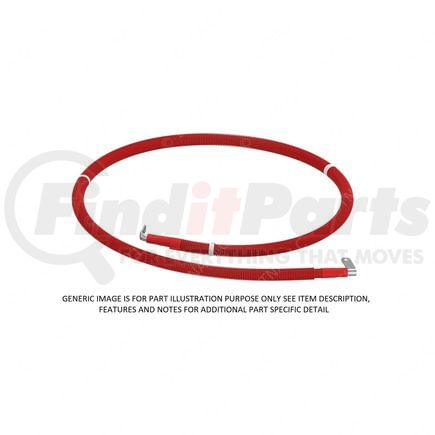 A66-15396-113 by FREIGHTLINER - Battery Cable - Cab Power, Positive