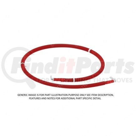 A66-15396-098 by FREIGHTLINER - Battery Cable - Cab Power, Positive, M2