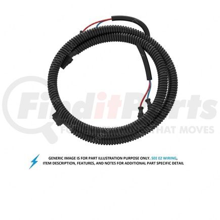 A66-18082-000 by FREIGHTLINER - Throttle Body Wiring Harness - Engine RPM, CUSI, Overlay, BCUT