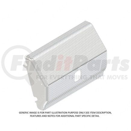 A66-23938-131 by FREIGHTLINER - Truck Tool Box Cover - Weldment, 18, Diamond Plate, Step