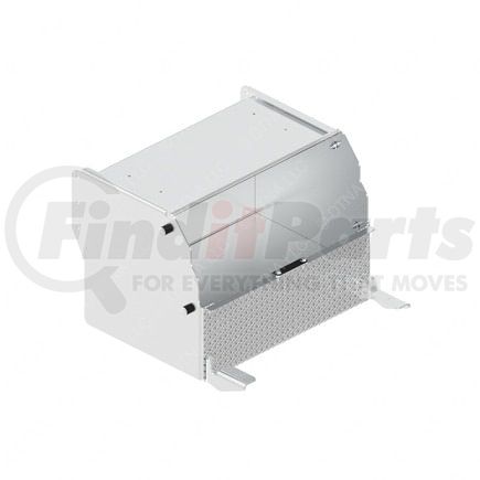 Freightliner A66-23973-331 Truck Tool Box Cover Truck Tool Box Cover - 34, Diamond Plate, Step
