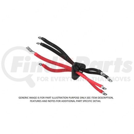 A66-24404-001 by FREIGHTLINER - Trailer Power Cable - Universal, Inside Cab, 47X, DD13, Set Back Axle