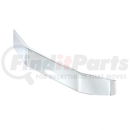 21-27843-029 by FREIGHTLINER - Bumper Assembly - Front, 14 Inch Swept Back, Raised, Aluminum, Polished