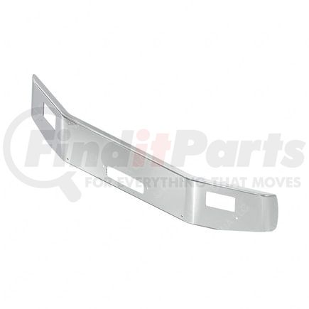 21-27843-037 by FREIGHTLINER - Bumper - Sweptback, Steel, Chrome