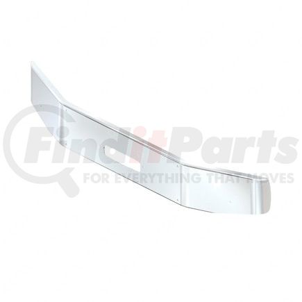 21-27843-008 by FREIGHTLINER - Bumper Assembly - Standard, Aluminum, Polished, License Plate, Tow Pin