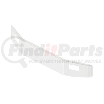 21-27843-014 by FREIGHTLINER - Bumper - Sweptback, Aluminum, Polished