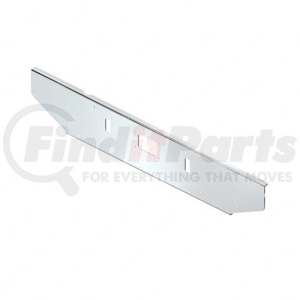 21-28903-009 by FREIGHTLINER - Bumper - 16.5 Inch, Flat, Polished, Aluminum, Radar