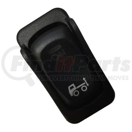 A06-37217-036 by FREIGHTLINER - Rocker Switch - Guarded, Suspension Dump, ABS, On-None-Off, Green