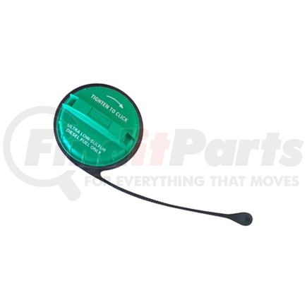 03-39207-000 by FREIGHTLINER - Diesel Fuel Tank Cap - 26.67 mm Shaft Legth, 2.50 mm Thickness
