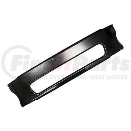 HDB010212 by FREIGHTLINER - Bumper - Center, Triangle Mount, Painted Black, For 2003-2012 M2 Business Class