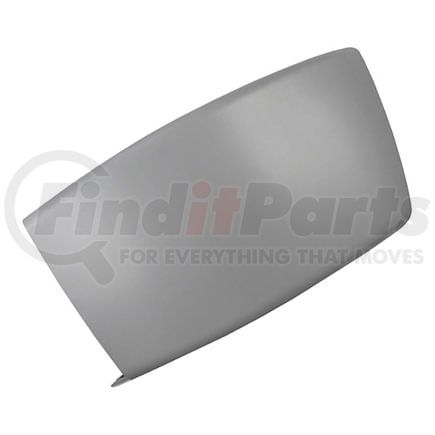 HDB010220L by FREIGHTLINER - Bumper End - LH, Medium Outer Mount, Silver, For 2003-2012 Freightliner M2 Business Class