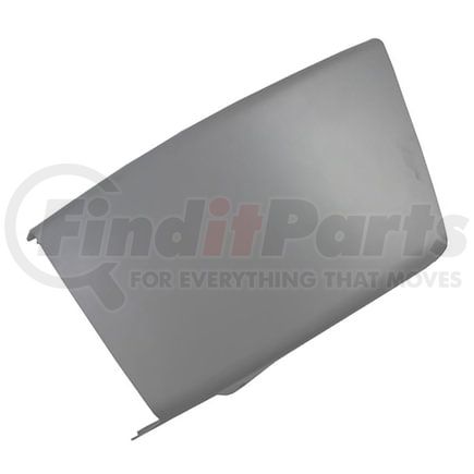 HDB010223L by FREIGHTLINER - Bumper End - LH, Short Outer Mount, Silver, For 2003-2012 Freightliner M2 Business Class