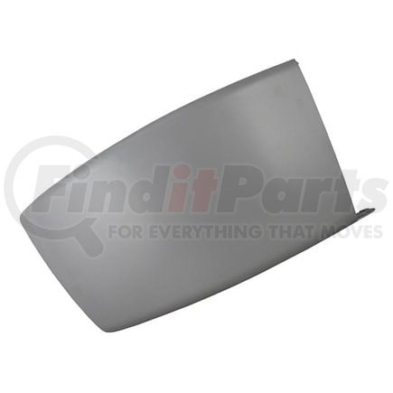 HDB010220R by FREIGHTLINER - Bumper End - RH, Medium Outer Mount, Silver, For 2003-2012 Freightliner M2 Business Class