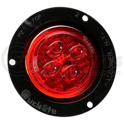 TL  10288R by FREIGHTLINER - Marker Light - 10 Series, Low Profile, LED, Red Round, 8 Diode