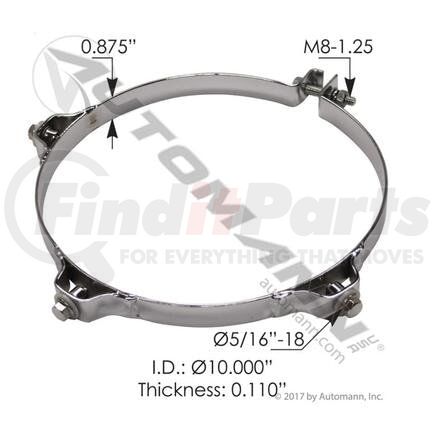 562.U22101C by AUTOMANN - HEAT SHIELD MTG BRACKET KIT 10