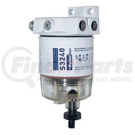 120R-RAC-01 by RACOR FILTERS - Parker Hannifin Gasoline-Water Separator Spin-On Fuel Filter