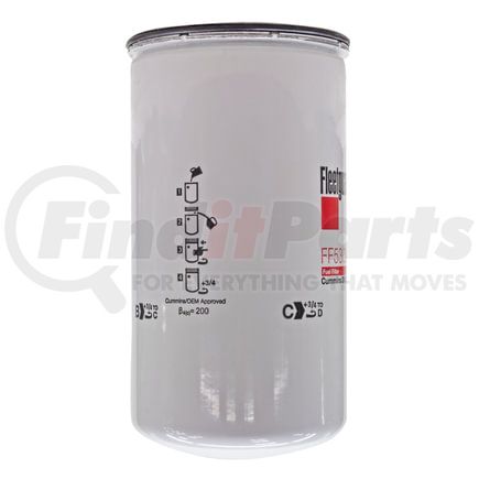 FF53093 by FLEETGUARD - Fuel Filter - Stage II Filter for Cummins QSX 11.9L 15L T4i Engines, NanoNet Media