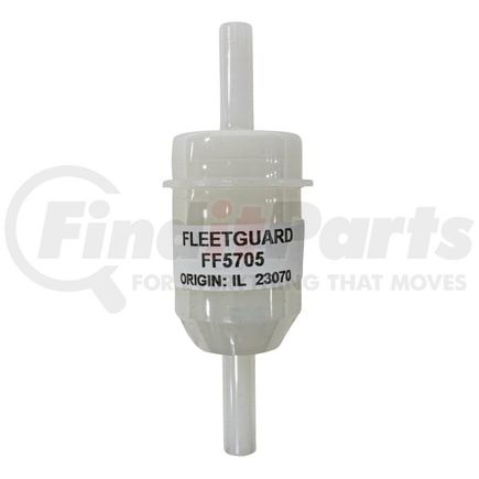 FF5705 by FLEETGUARD - Fuel Filter - In-Line, Wire Mesh Media, 4.05 in. Height, Mercedes-Benz 14772101