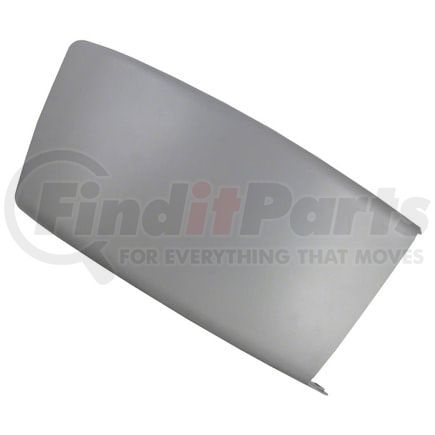 HDB010215R by FREIGHTLINER - Bumper End - RH, Long Inner Mount, Silver, For 2003-2012 Freightliner M2 Business Class