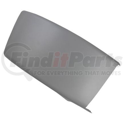 HDB010219R by FREIGHTLINER - Bumper End - RH, Long Outer Mount, Silver, Silver, For 2003-2012 Freightliner M2 Business Class