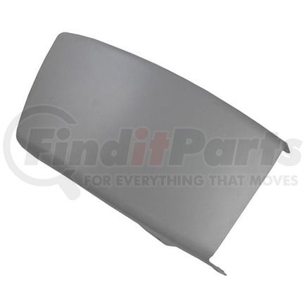 HDB010216R by FREIGHTLINER - Bumper End - RH, Medium Inner Mount, Silver, For 2003-2012 Freightliner M2 Business Class