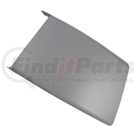 HDB010223R by FREIGHTLINER - Bumper End - RH, Short Outer Mount, Silver, For 2003-2012 Freightliner M2 Business Class