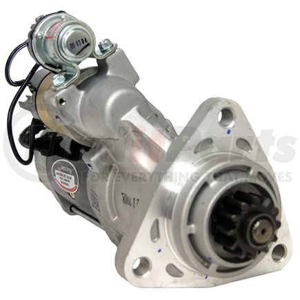 8200005 by DELCO REMY - Starter Motor - 38MT Model, 12V, SAE 3 Mounting, 12Tooth, Clockwise