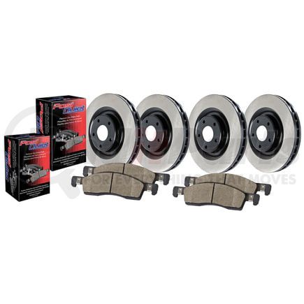 906.58014 by CENTRIC - Centric Preferred Axle Pack 4-Wheel Brake Kit