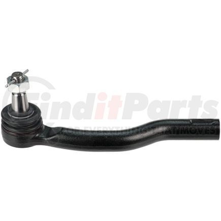 TA3056 by DELPHI - Steering Tie Rod End - LH, Outer, Non-Adjustable, Non-Greaseable, Black, Coated